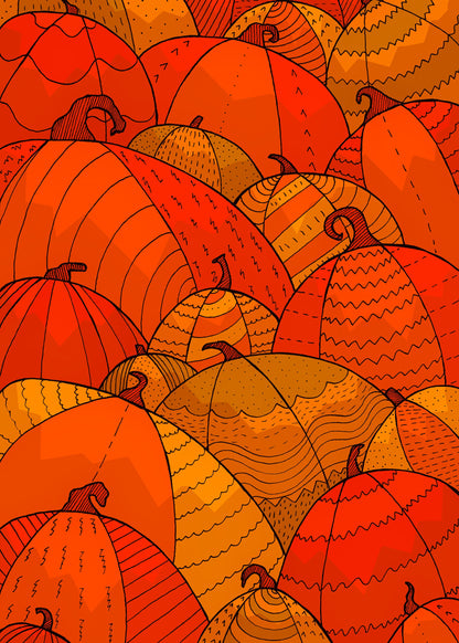 Pumpkins - Poster / Art Print