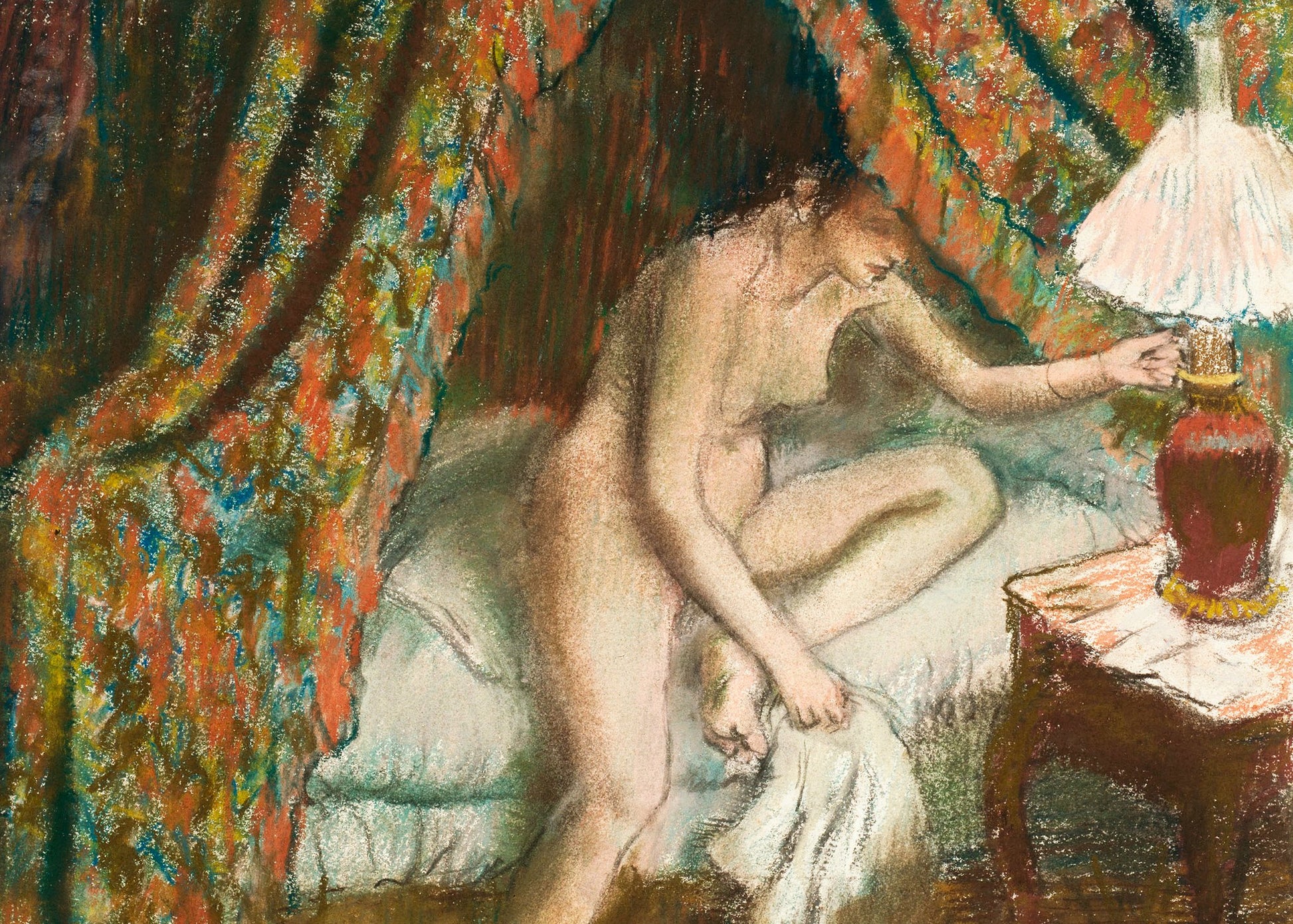 Naked Woman In Bed No.2 - Poster / Art Print