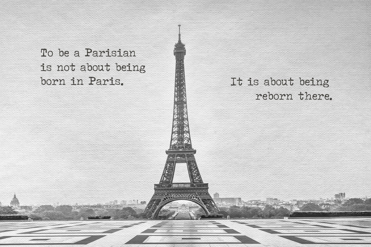 Reborn in Paris - Poster / Art Print