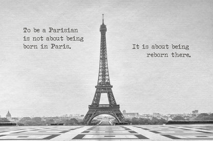 Reborn in Paris - Poster / Art Print