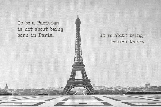 Reborn in Paris - Poster / Art Print