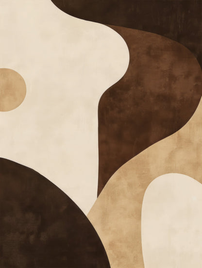 Brown Tones Geometric 2 - Poster / Art Print