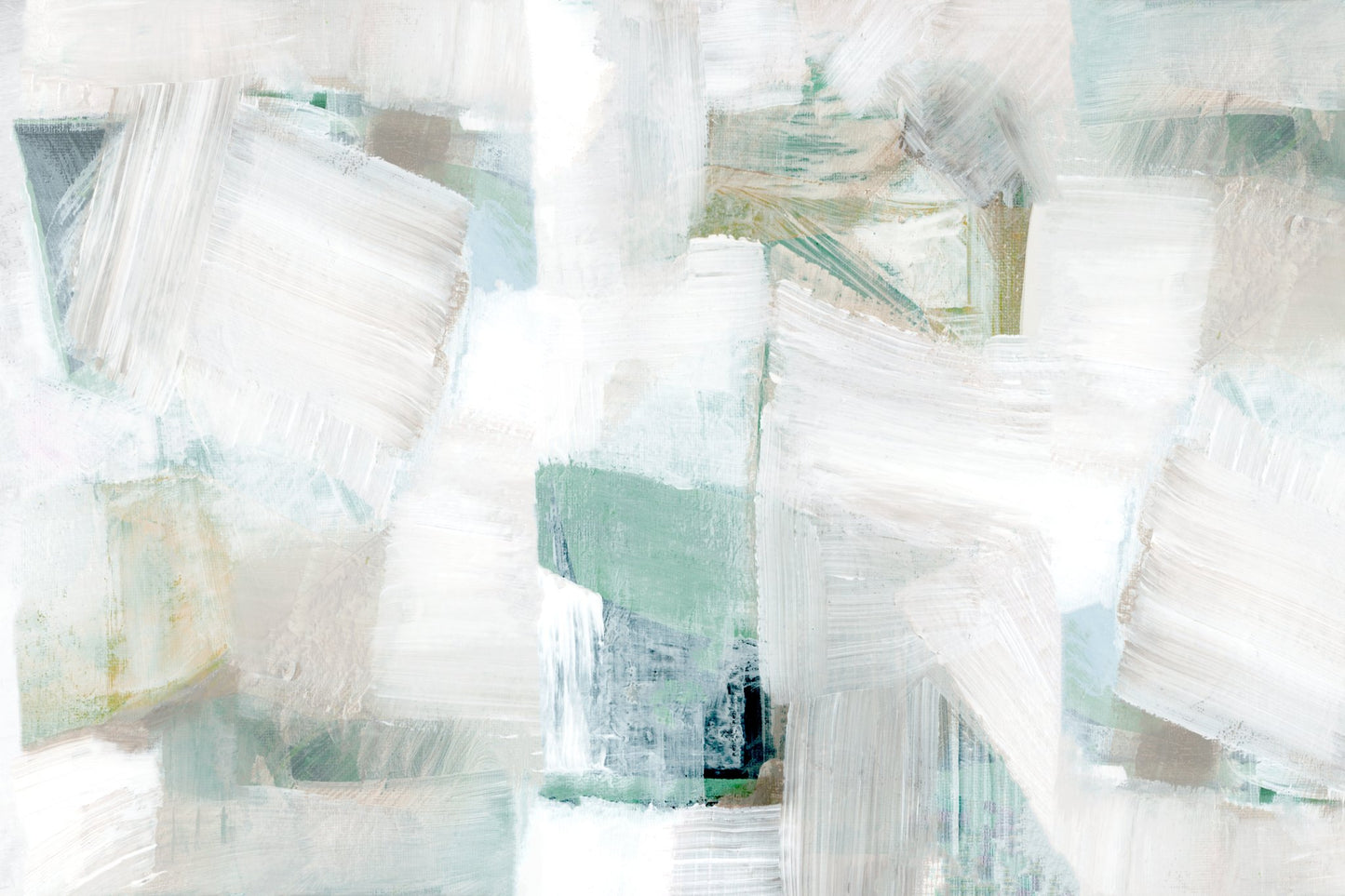 Whispers of White and Blue - Poster / Art Print