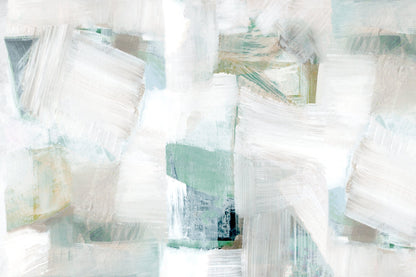 Whispers of White and Blue - Poster / Art Print