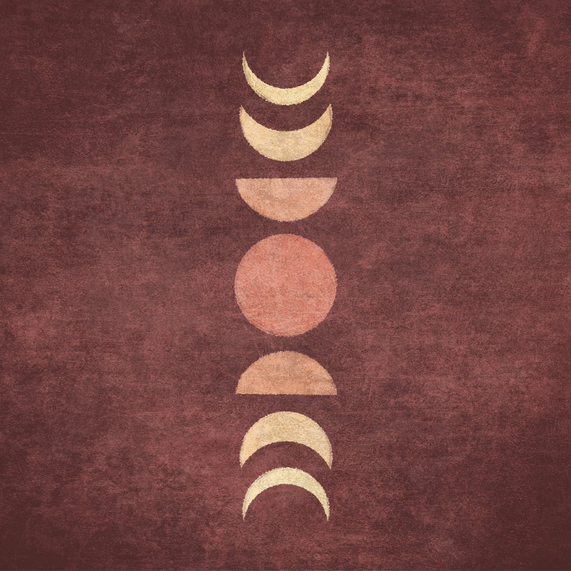 Lunar Phases Alignment - Poster / Art Print