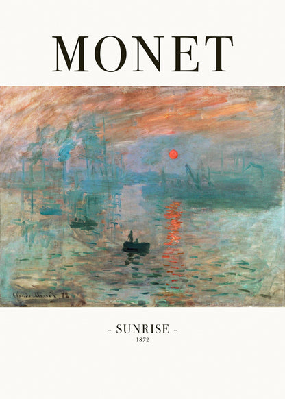 Sunrise 1872 - Poster / Art Print