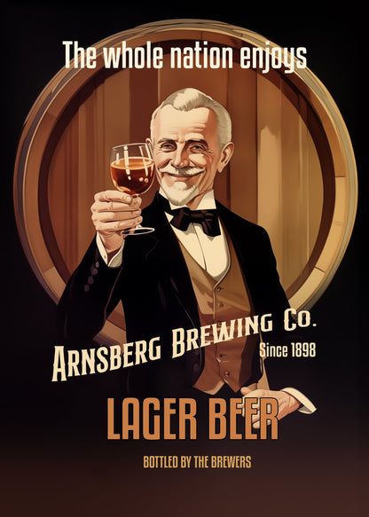 Lager Beer - Poster / Art Print
