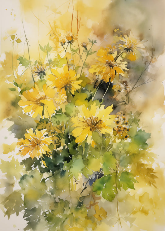 Summer Flowers No 3 - Poster / Art Print