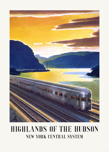 Highlands of the Hudson  New York Central System - Poster / Art Print