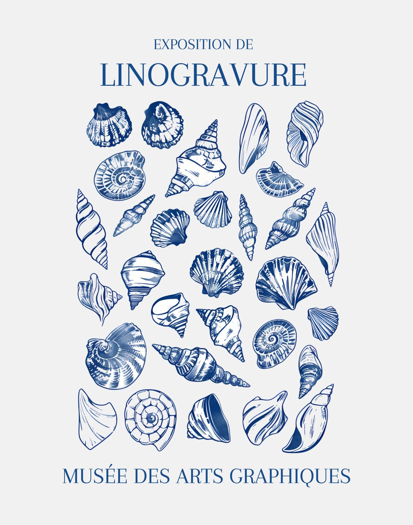 Lino Seashell Art Market - Poster / Art Print