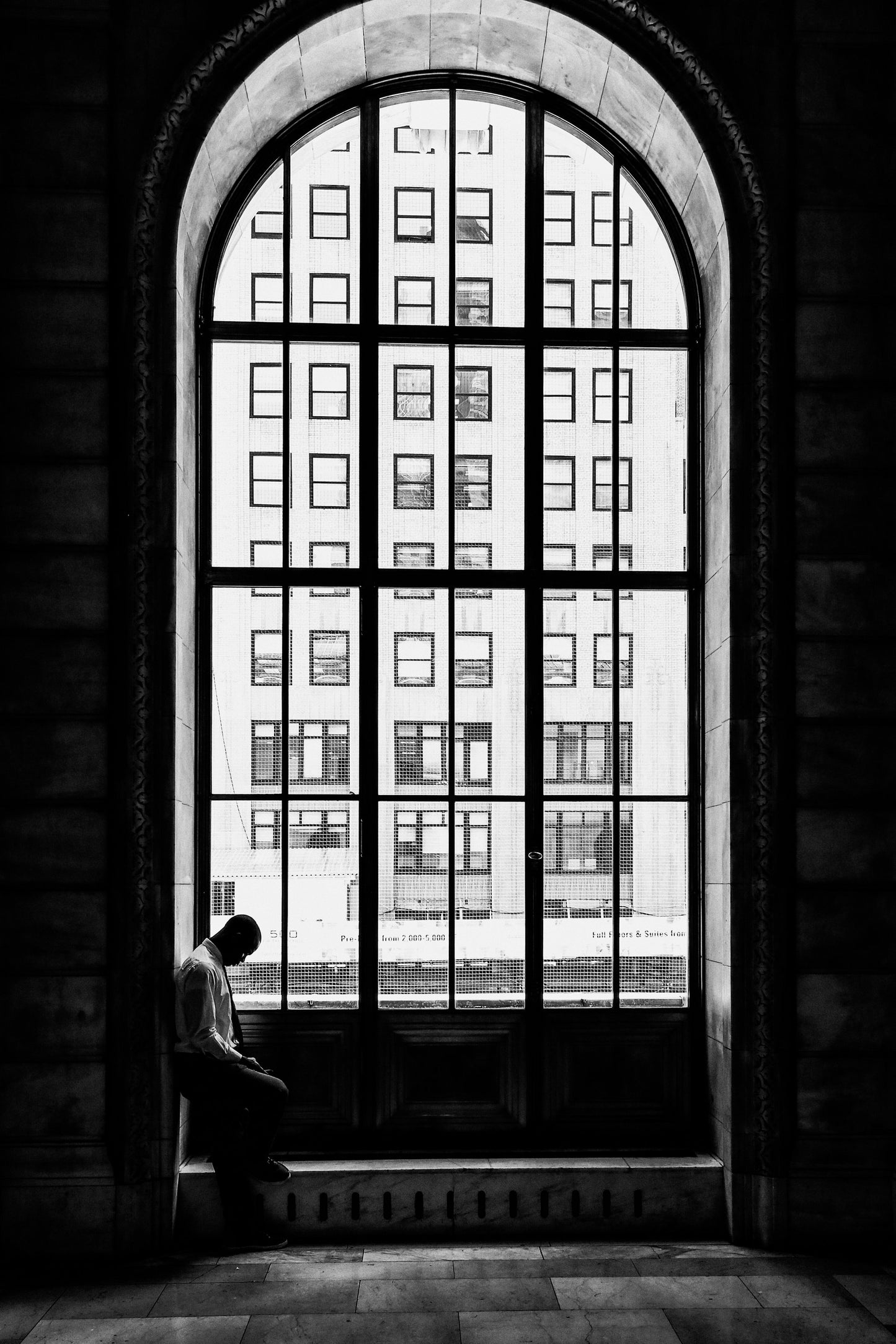Lonely man - Poster / Art Print