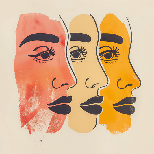 Three Faces - Poster / Art Print