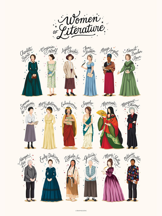 Women of Literature - Poster / Art Print