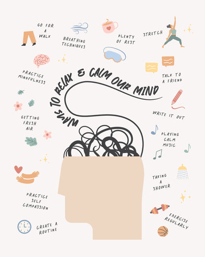 Way To Calm Mind - Poster / Art Print