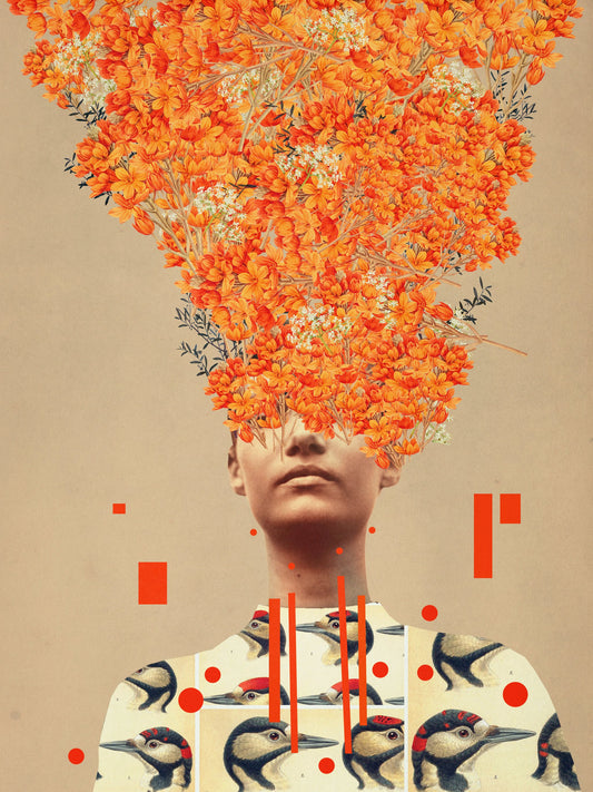 Bird Flight In Autumn - Poster / Art Print