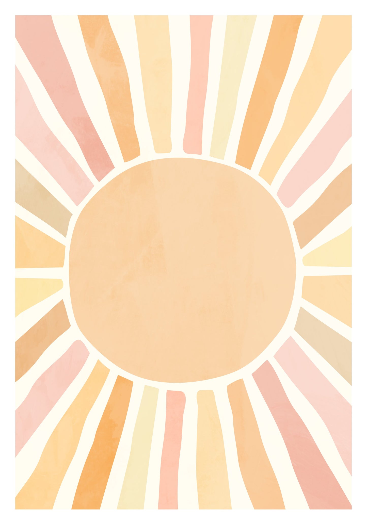 Boho sun - Poster / Art Print