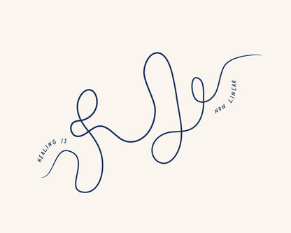 Healing Is Nonlinear - Poster / Art Print
