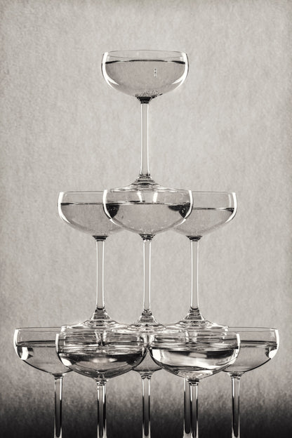 Champagne tower_9 - Poster / Art Print