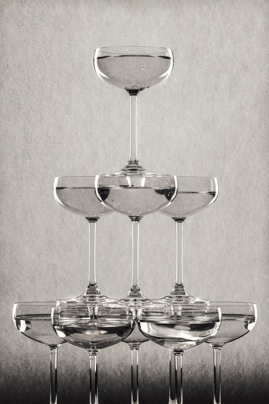 Champagne tower_9 - Poster / Art Print