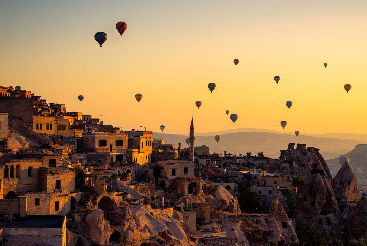 Sunrise over Cappadocia - Poster / Art Print