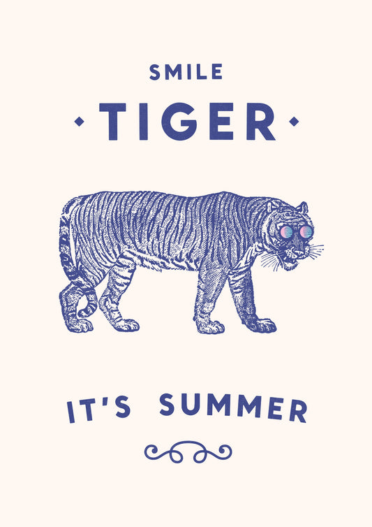 Smile Tiger - Poster / Art Print