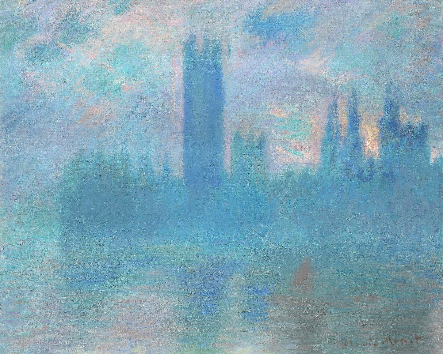 Houses of Parliament, London (1900–1901) By Claude Monet - Poster / Art Print