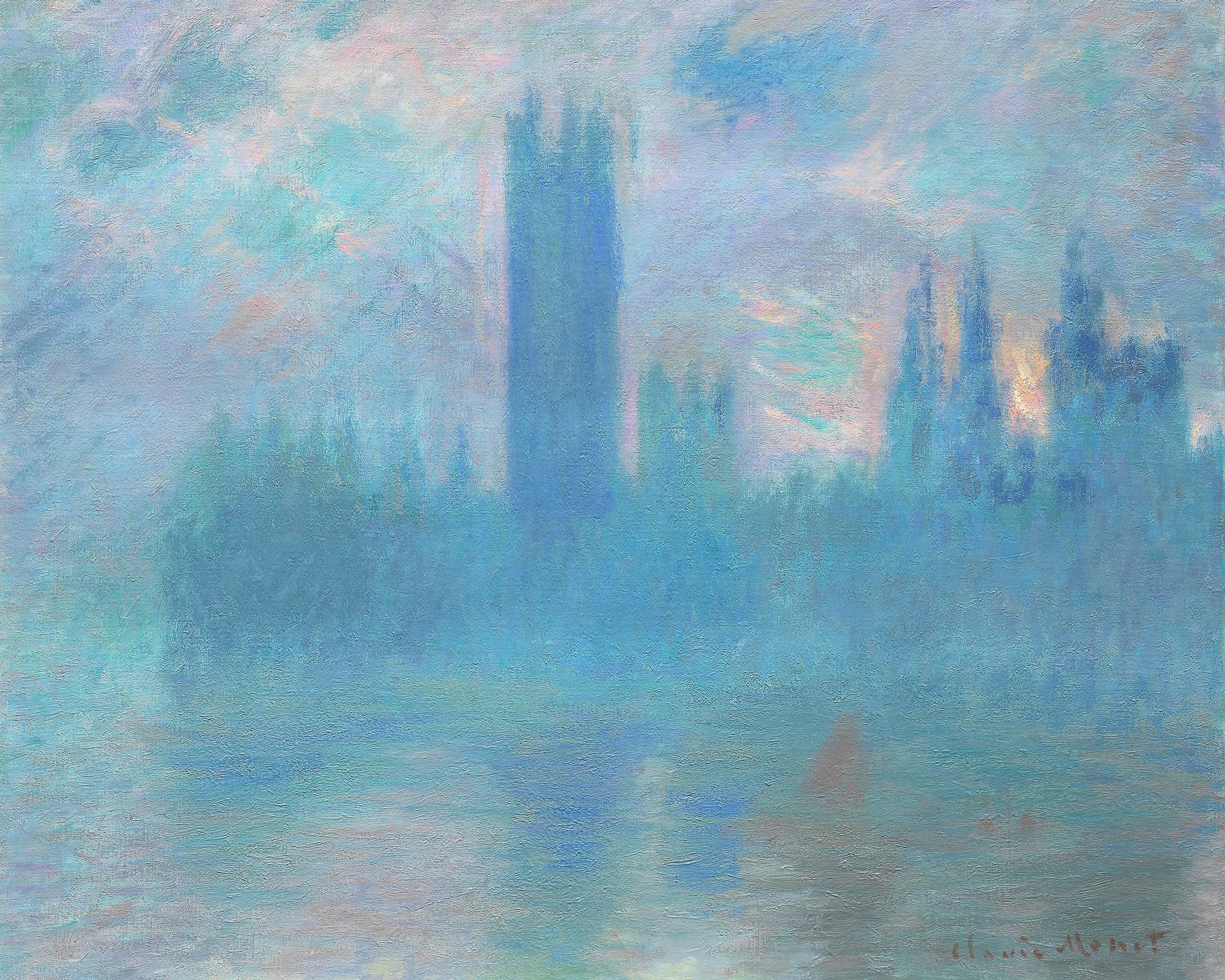 Houses of Parliament, London (1900–1901) By Claude Monet - Poster / Art Print