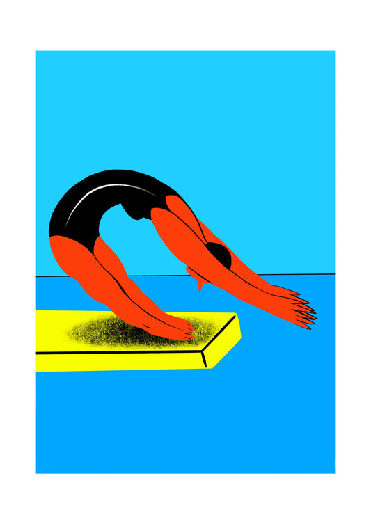 Swimmer - Poster / Art Print
