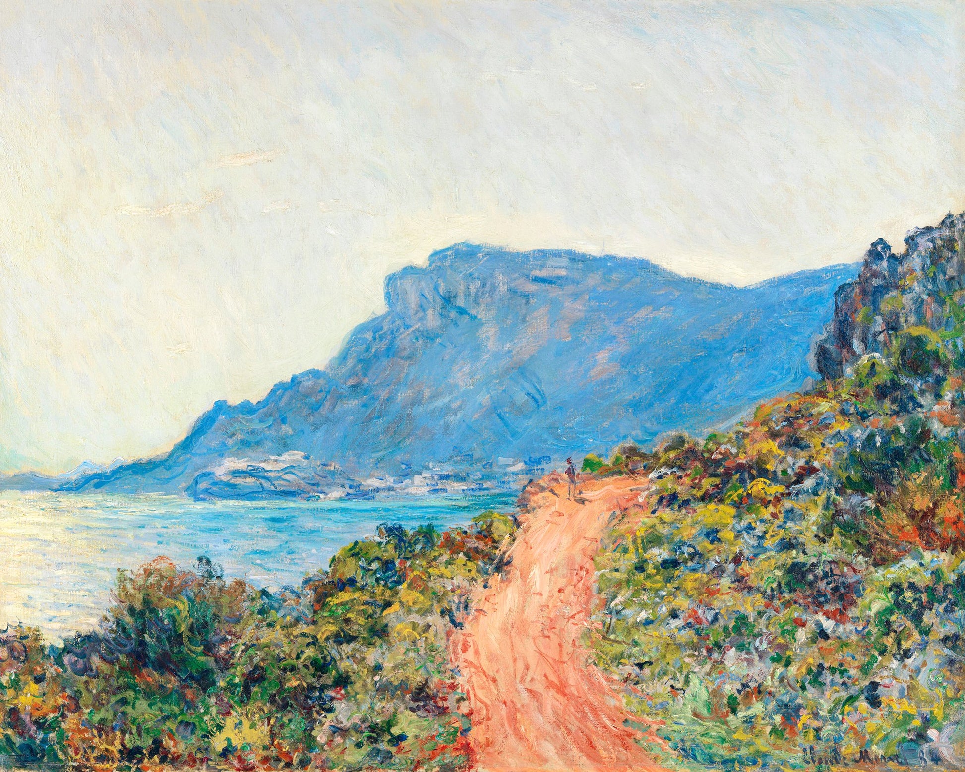 The Corniche Near Monaco (1884) - Poster / Art Print