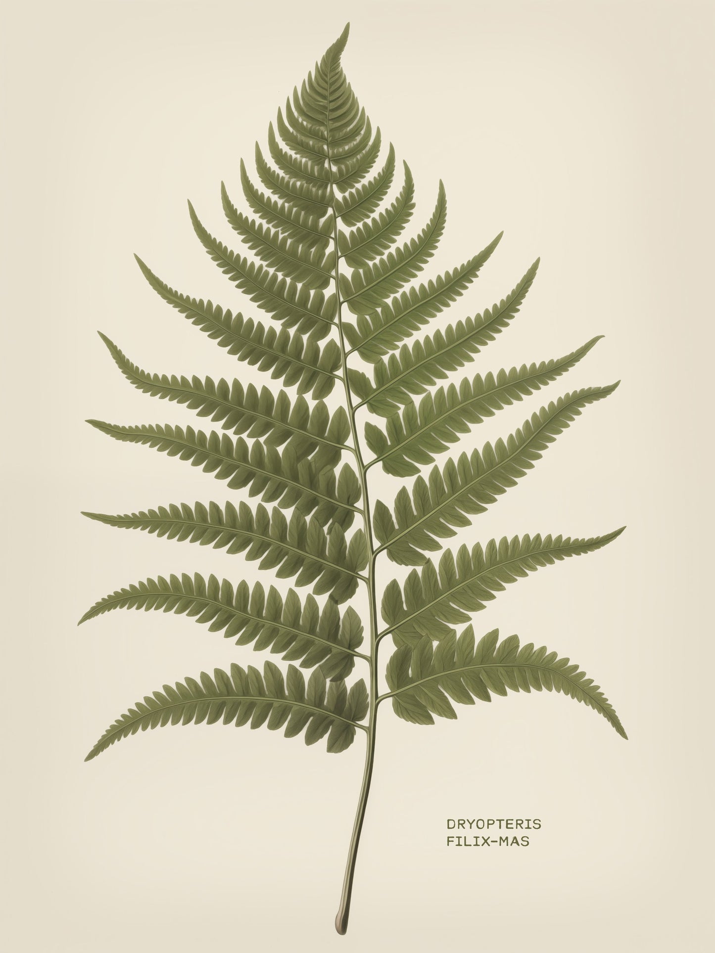 Dryopteris Filix Mas - Poster / Art Print