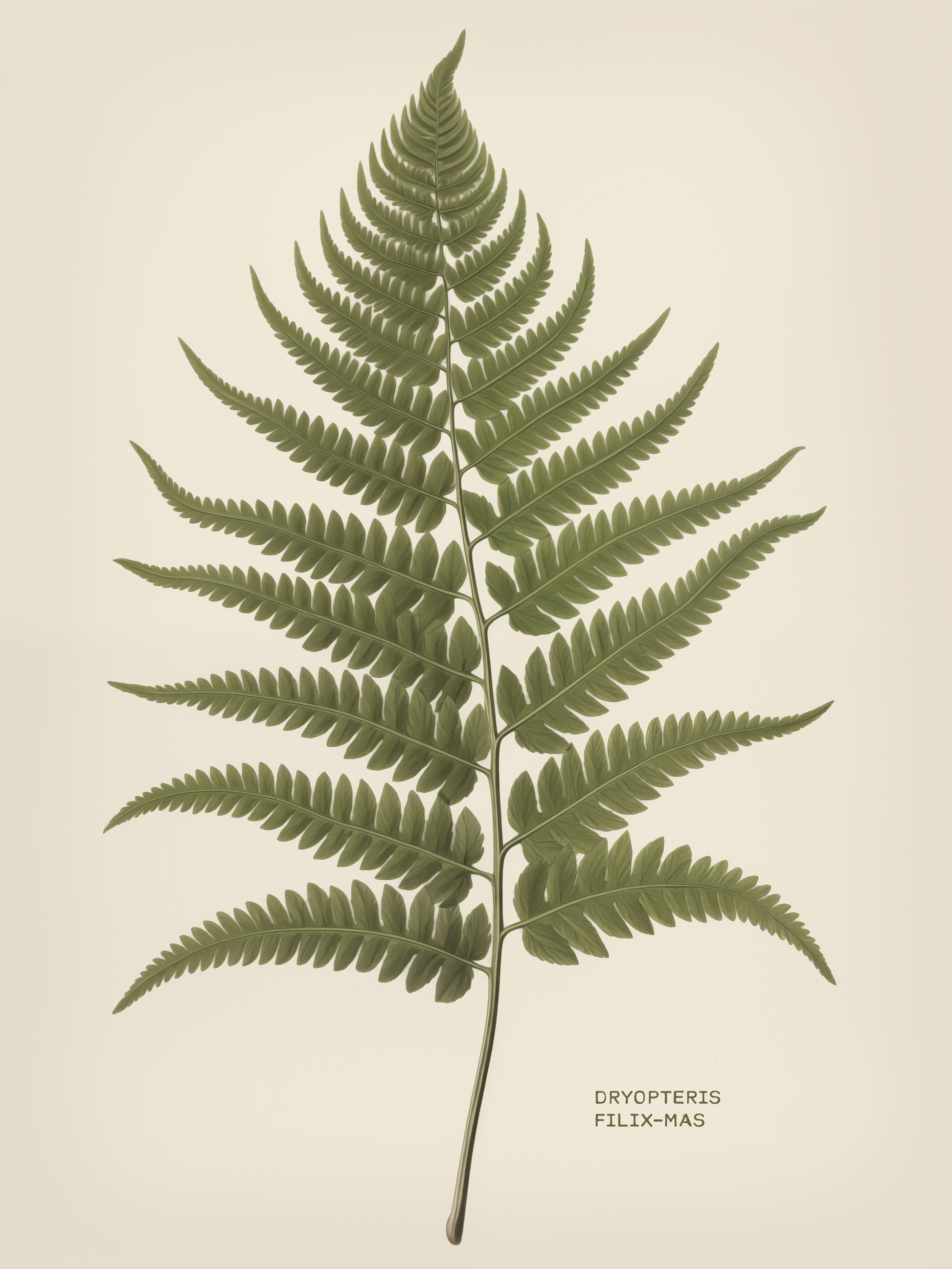 Dryopteris Filix Mas - Poster / Art Print