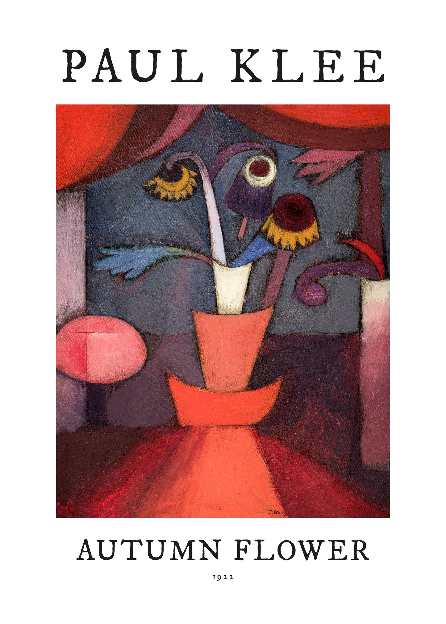 Autumn Flower 1922 - Poster / Art Print