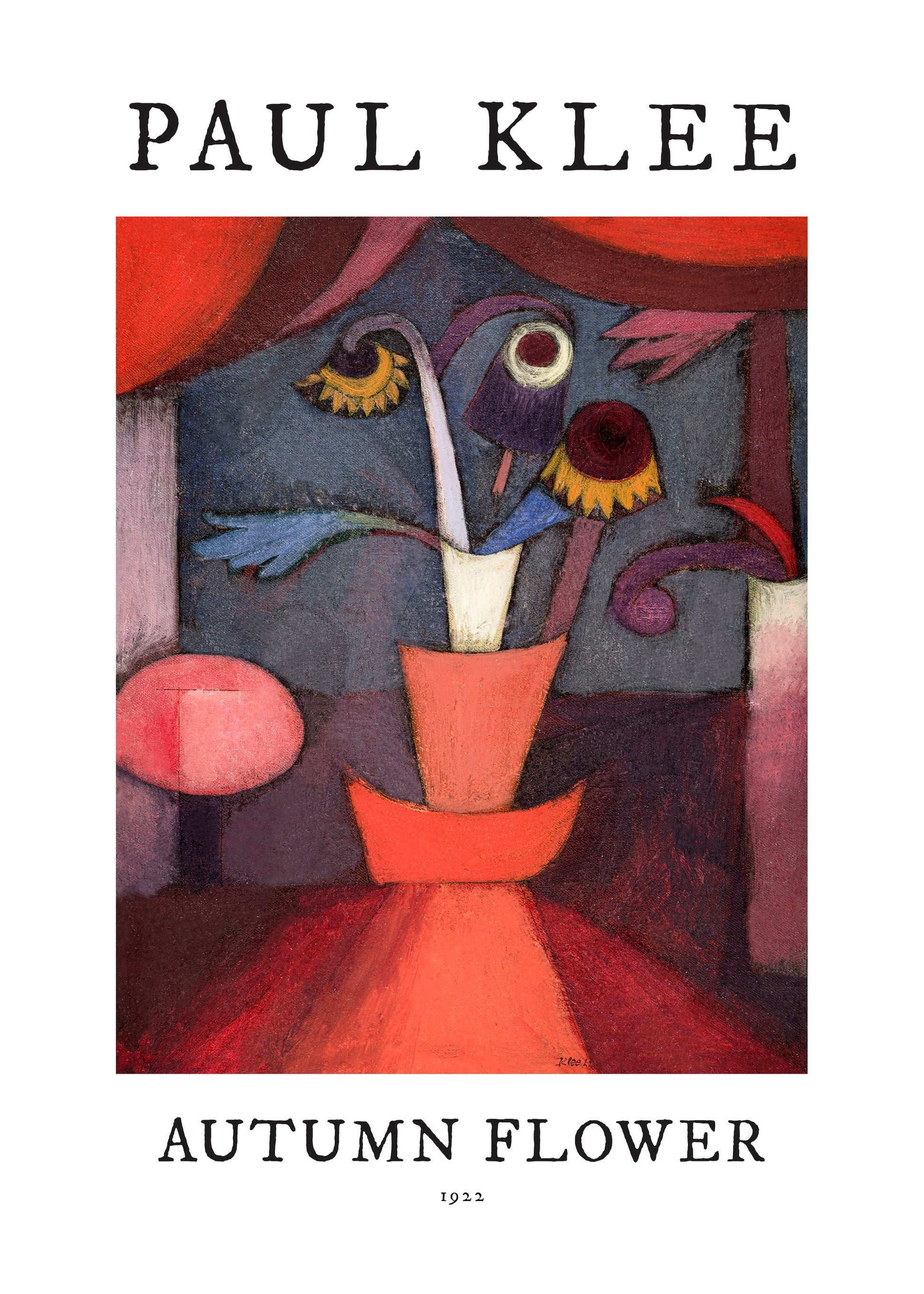 Autumn Flower 1922 - Poster / Art Print