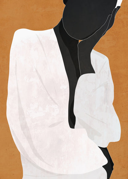 Minimal Art Girl - Poster / Art Print
