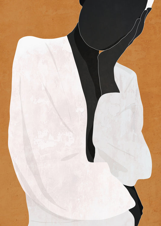 Minimal Art Girl - Poster / Art Print
