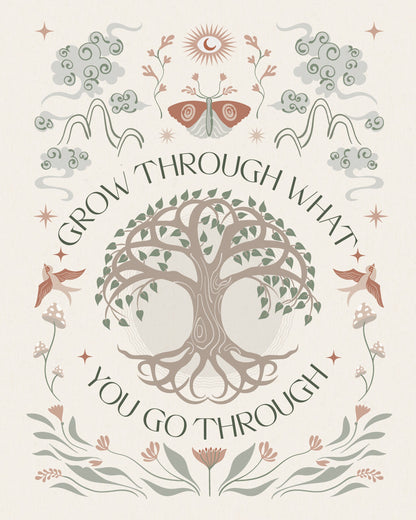Grow Through - Poster / Art Print