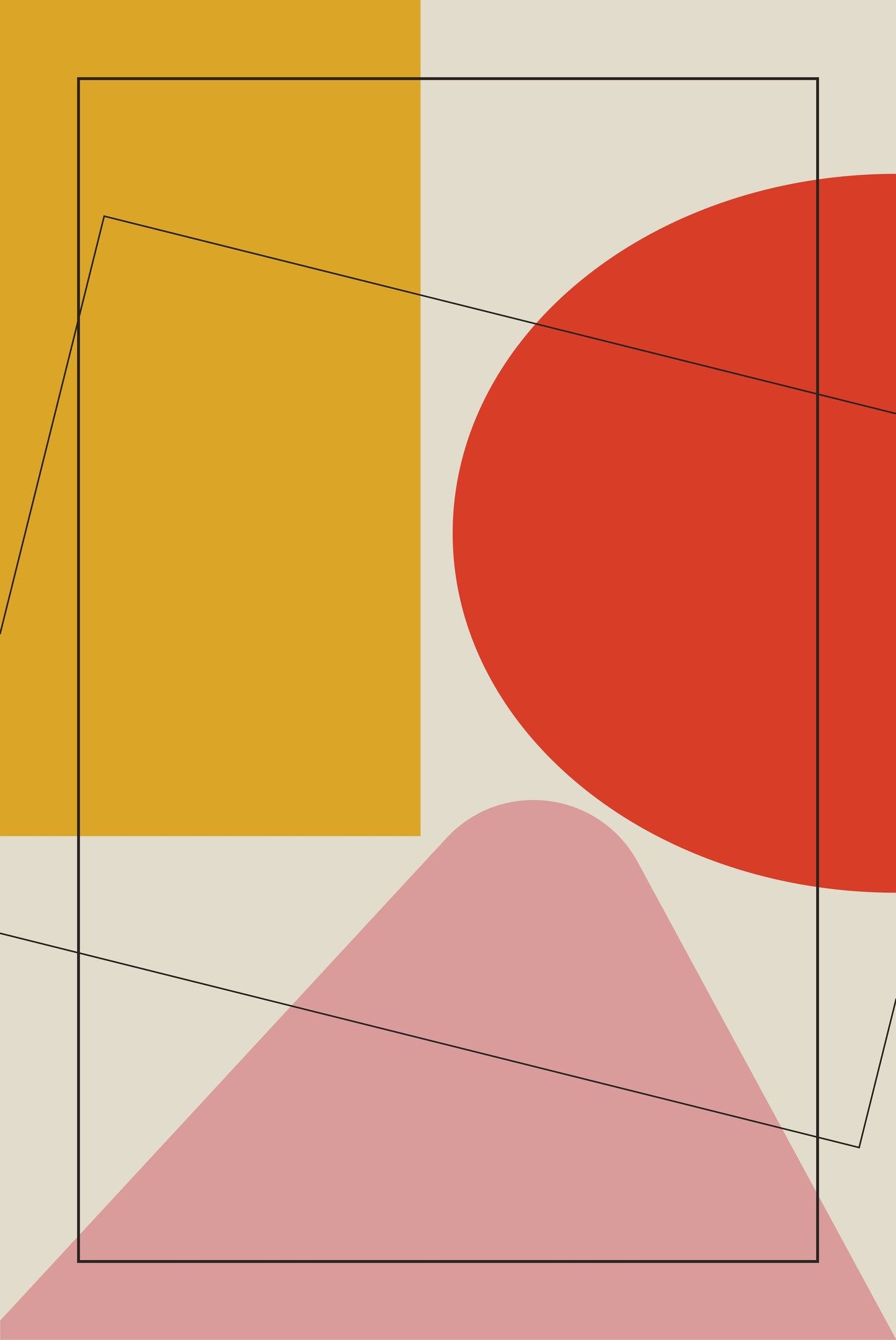 Four Triangles - Poster / Art Print