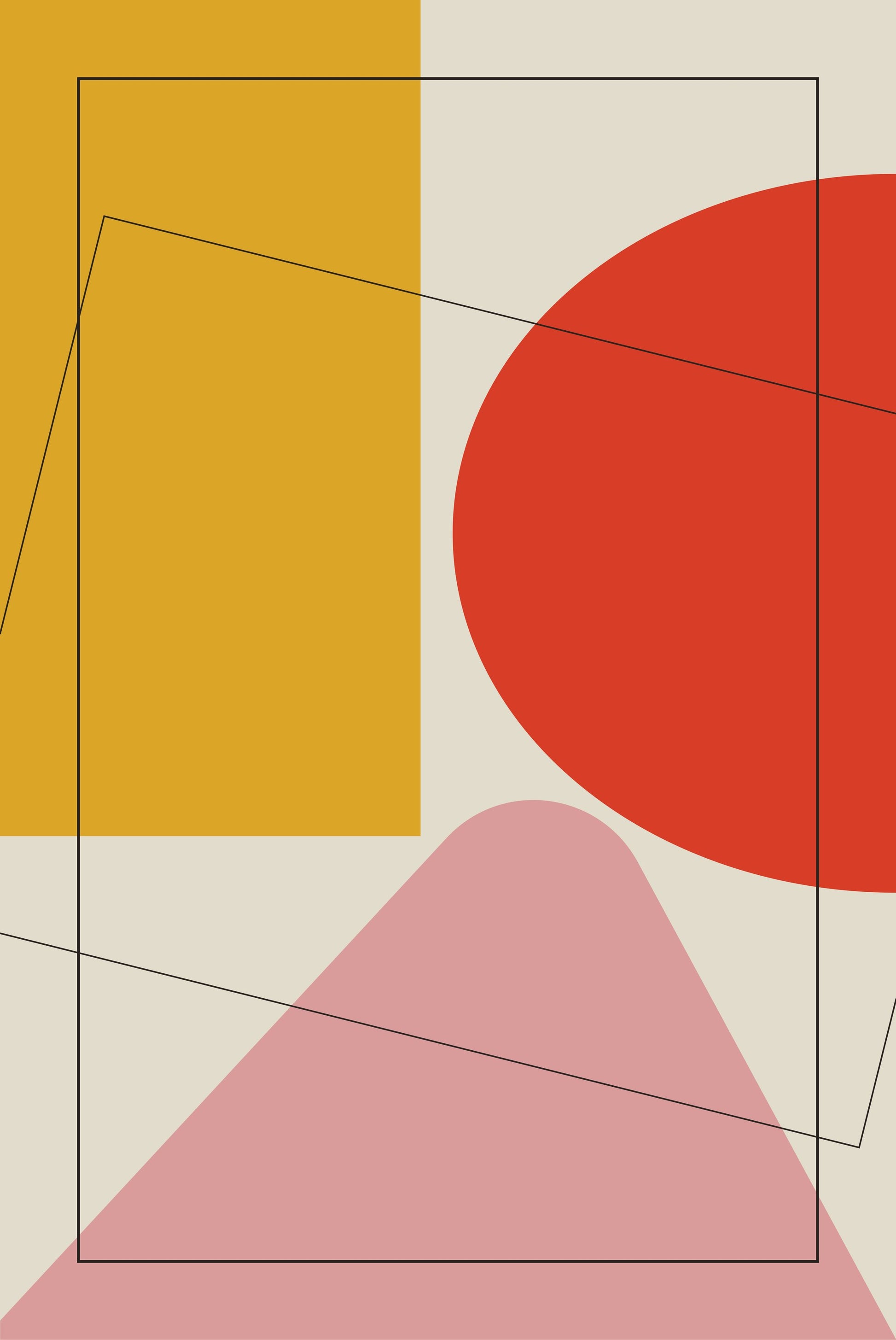 Four Triangles - Poster / Art Print