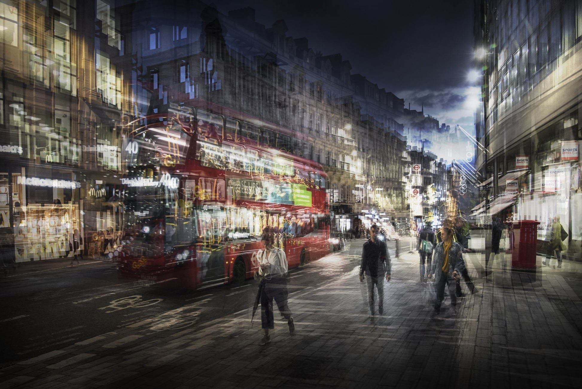On the streets of London - Poster / Art Print