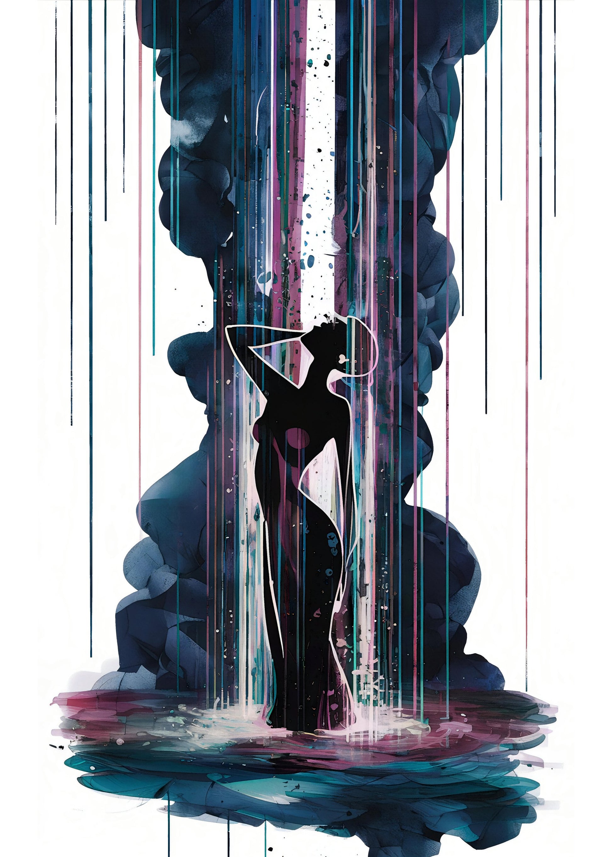 Waterfall - Poster / Art Print