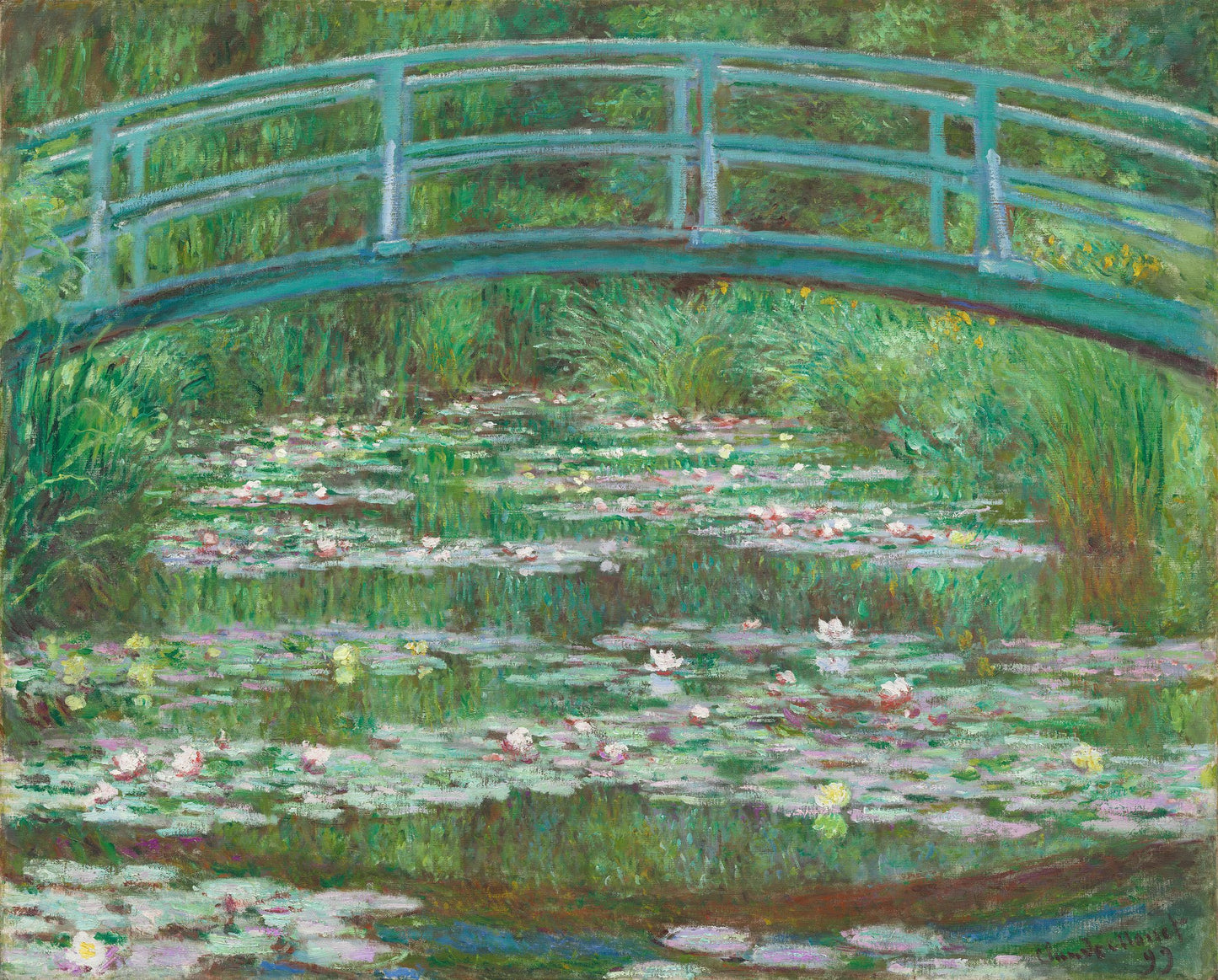 Japanese Footbridge 1899 - Poster / Art Print