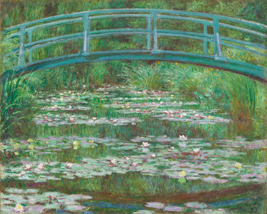 Japanese Footbridge 1899 - Poster / Art Print