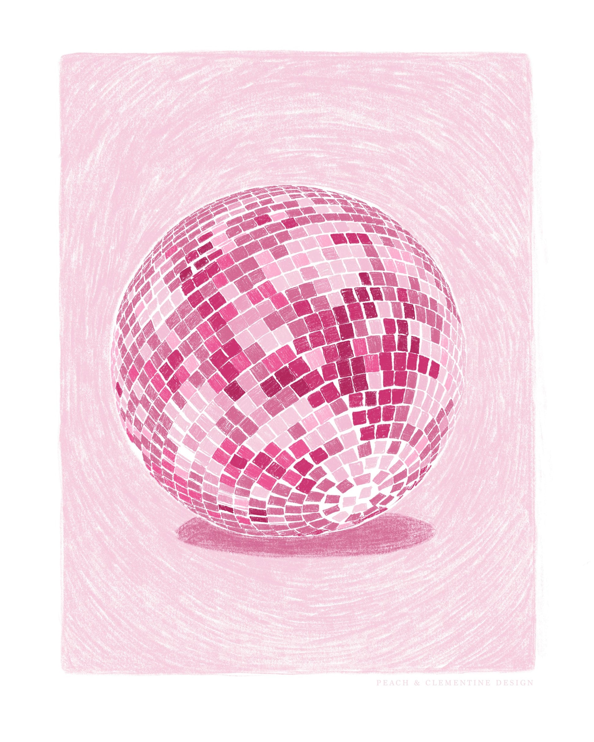Pandc Discoball - Poster / Art Print