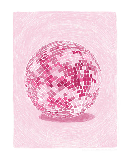 Pandc Discoball - Poster / Art Print