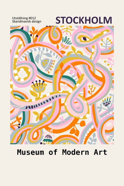 Botanical dopamine Exhibition Stockholm - Poster / Art Print
