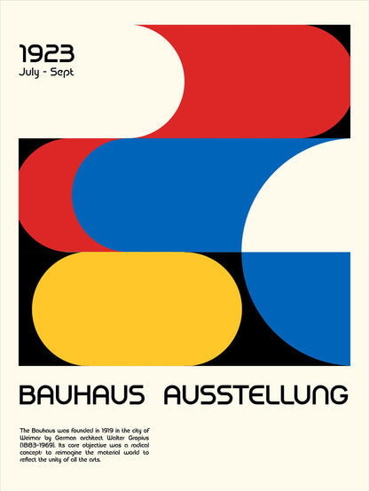 Bauhaus Ausstellung 1923 - Poster / Art Print