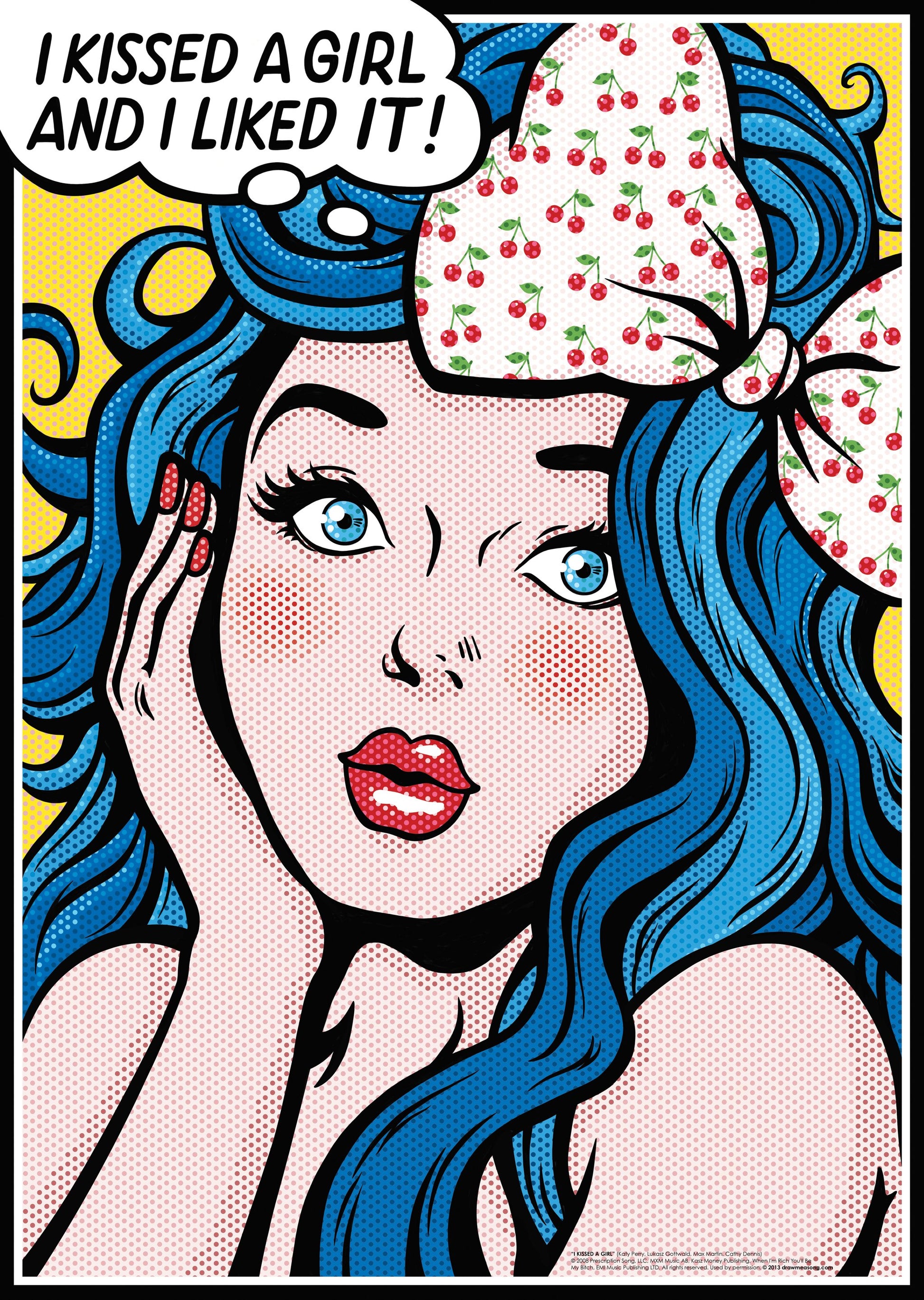 I Kissed a Girl - Poster / Art Print
