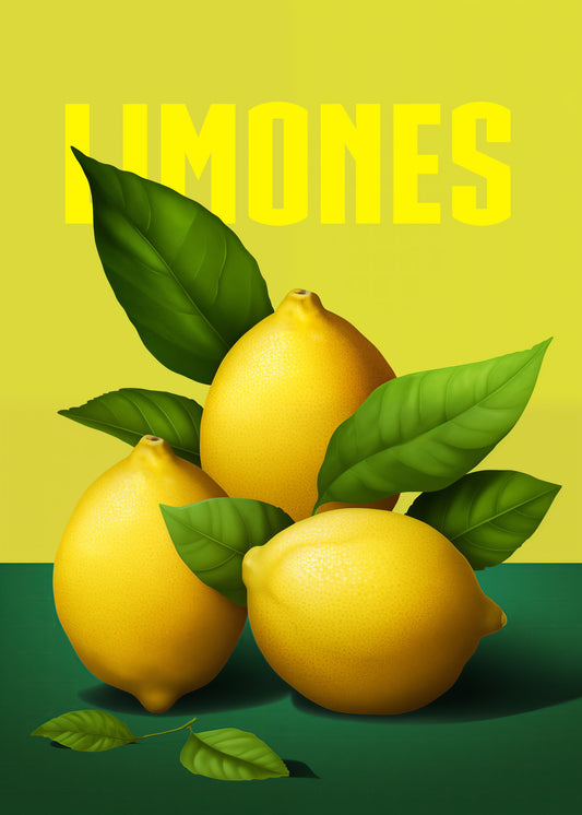 Limones - Poster / Art Print