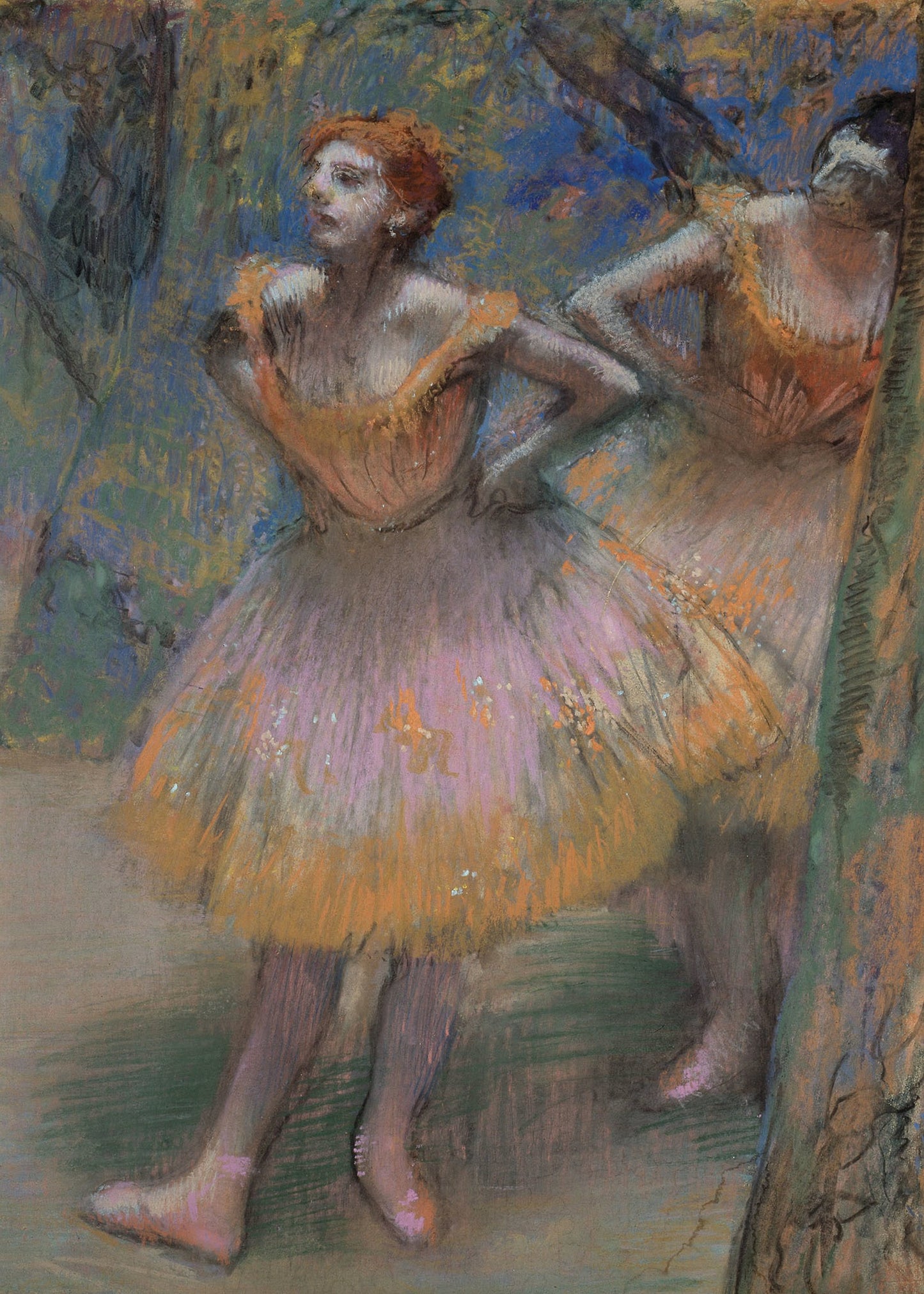 Two Dancers - Poster / Art Print
