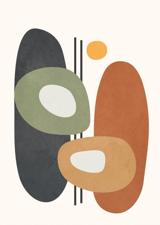 Geo Harmony Dance - Poster / Art Print